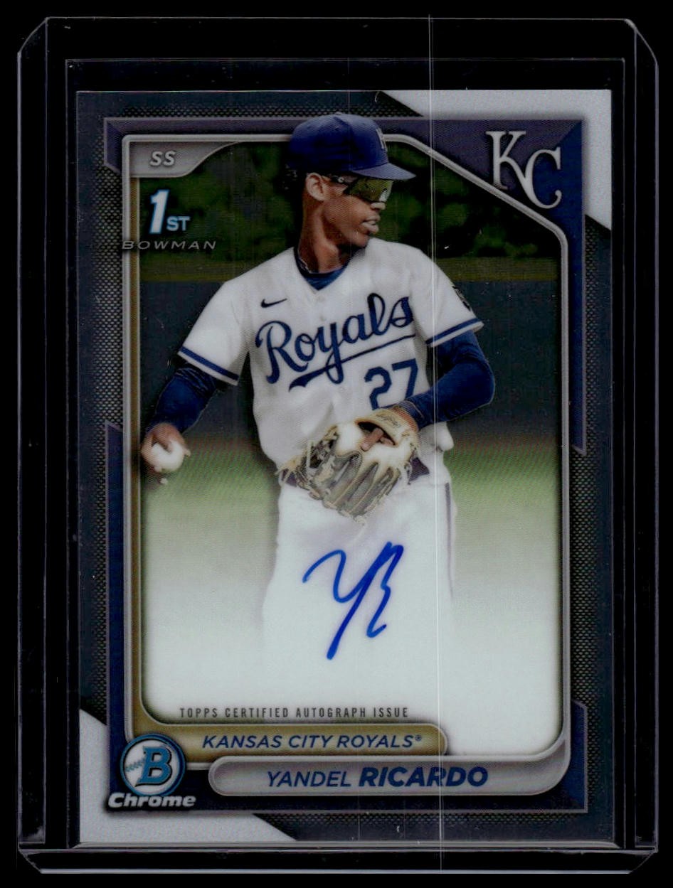 2024 Bowman Chrome #CPA-YRI Yandel Ricardo Prospect Autographs