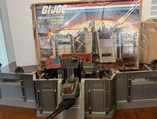 Vintage 1983 GI JOE Headquarters Command Center COMPLETE With Box Nice Cond 54