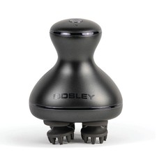 Bosley Charcoal Waterproof Electric Scalp Massager with Red Light Stimulation