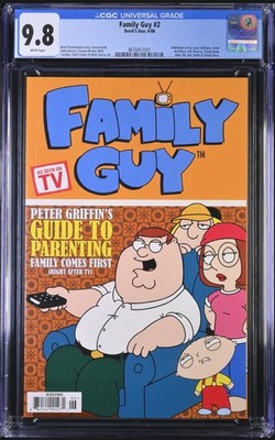 Family Guy #2 Comic Peter Griffin's Guide to Parenting Newsstand Edition CGC 9.8