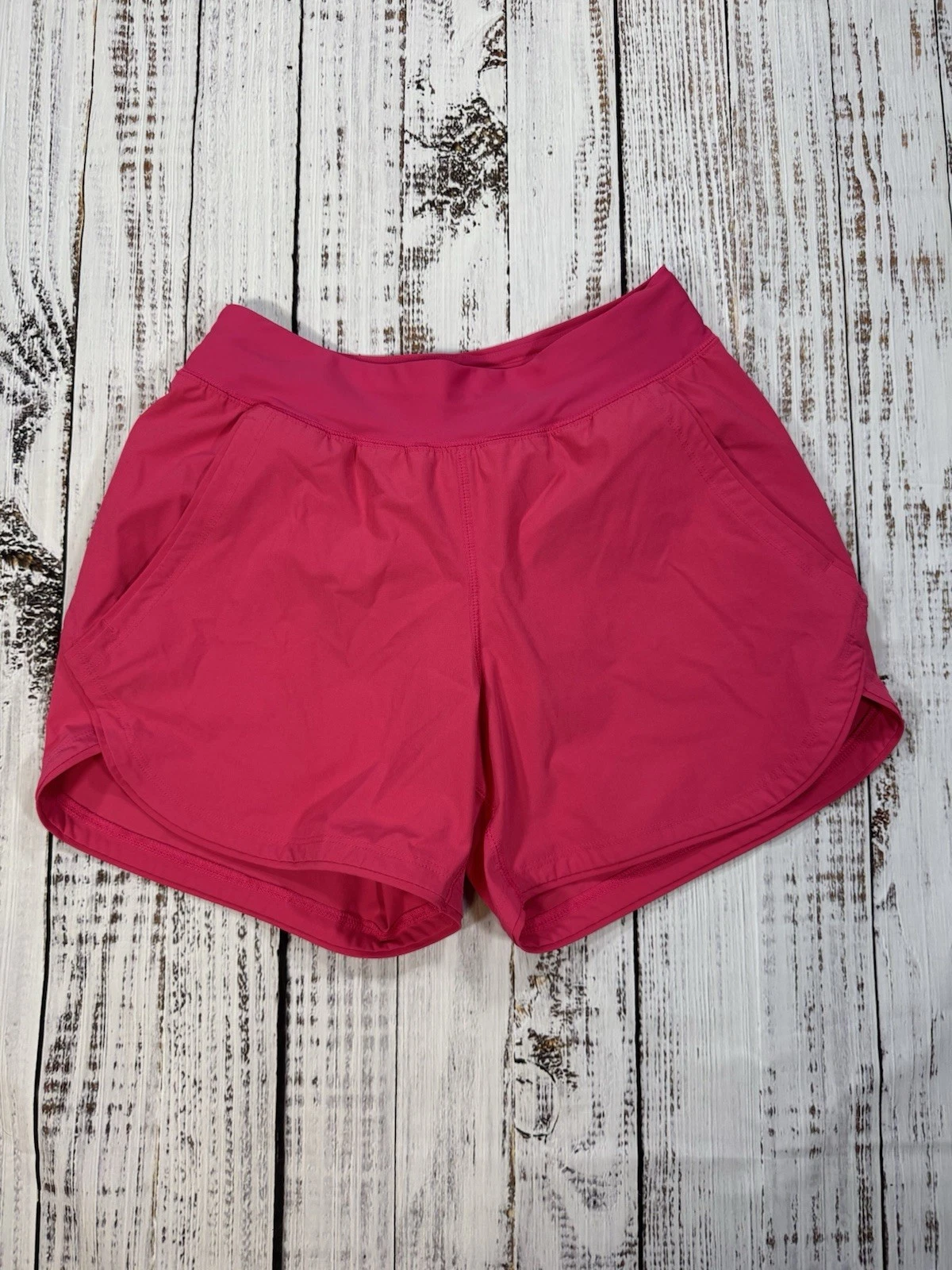 Lands’ End Women's Sunshade UPF 50 5” Board Shorts with Panty Pink Size 2