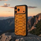 Premium Exotic Python Case for iPhone 17 Pro Max- SkinBacker | Luxury