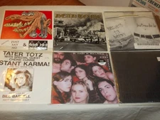 Lot of 6 ALT ROCK RAP 45s TATER TOTZ Dead To Me JUST SAY NO Black Keys HINDS