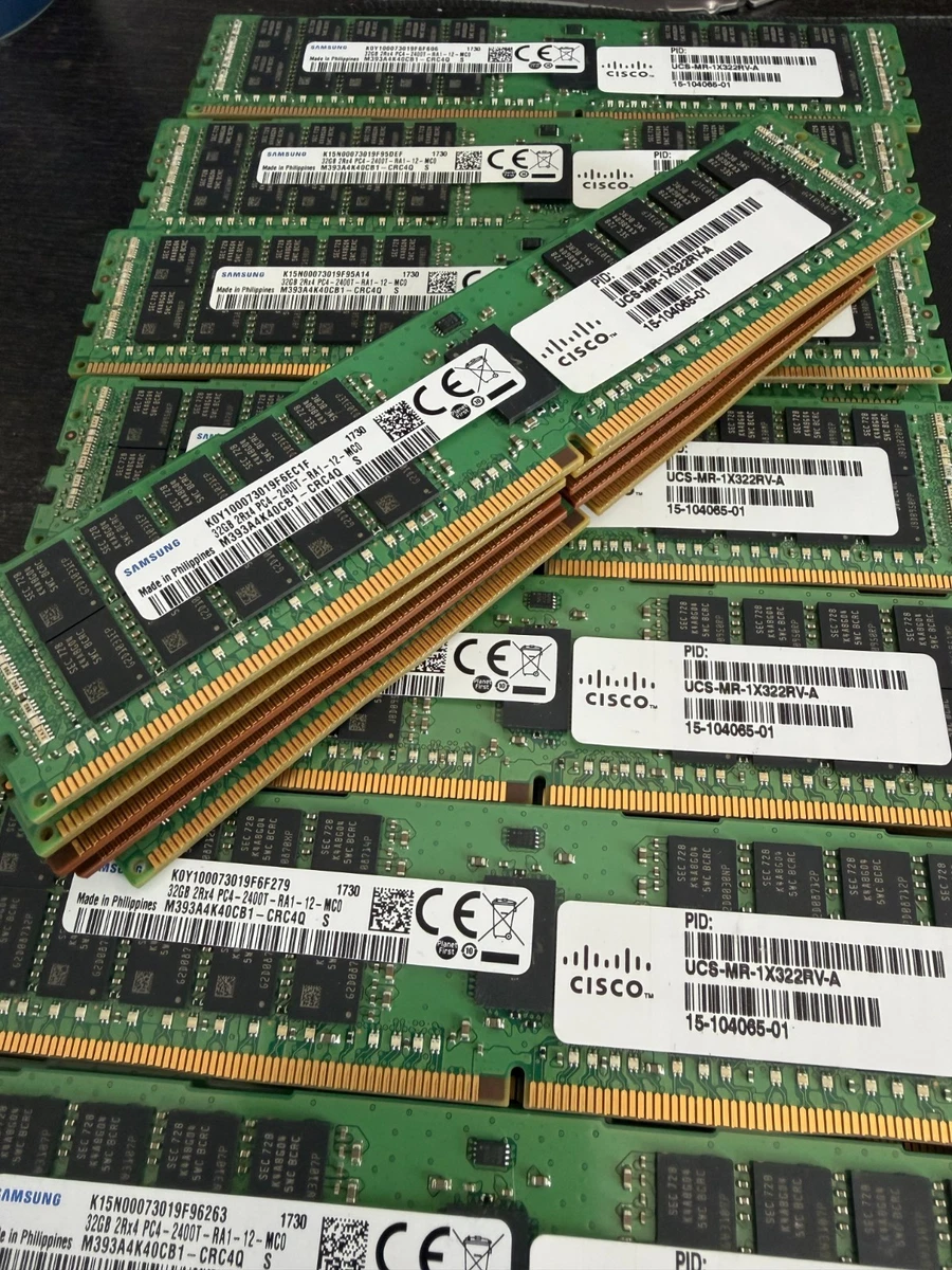 Samsung PC4-19200 (DDR4-2400) Bus Speed Computer RAM 32 GB Total