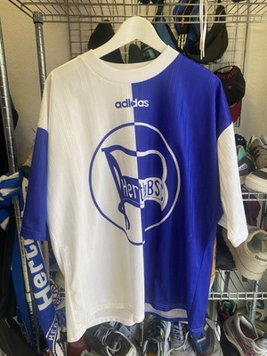 Adidas Hertha BSC Berlin 1997 1998 Fanshirt Trikot Super Rare Unterschrift