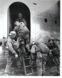 KOREA THE FORGOTTEN WAR:  PHOTO, 173rd AIRBORNE DROP, SUKCHON