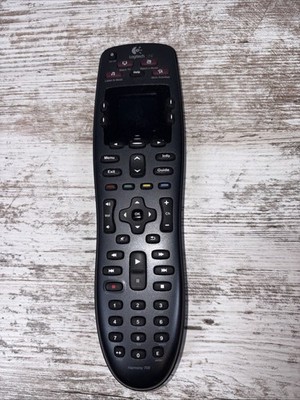 Genuine Logitech Harmony 700 Universal Remote Black -Powers On