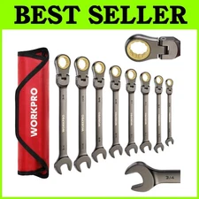 CR-V 8-Piece Ratcheting Wrench Set, SAE 5/16-3/4 in