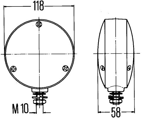 INDICATOR 2BA 003 022-021 FOR IVECO P/PA-Haubenfahrzeuge/MK MAGIRUS-DEUTZ 6.1L - Picture 4 of 8
