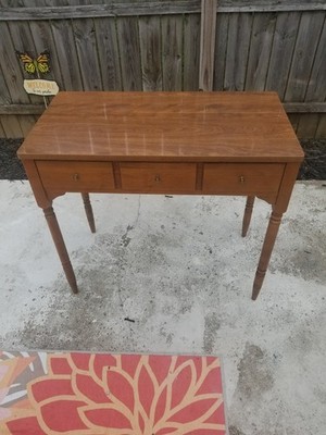 ETHAN ALLEN HEIRLOOM MAPLE CUSTOM ROOM PLAN EXTENSION TABLE EXPANDABLE 18''-54''