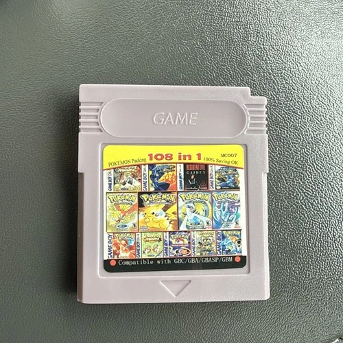 108 Gameboy Games In 1 Supports Saving