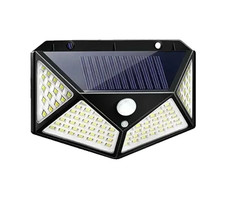 Lampe Solaire Éclairage Extérieur Détecteur de Mouvement Lumière 100LED