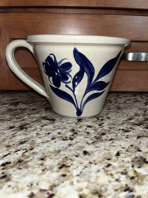 Williamsburg Pottery EXTRA LARGE Salt Glaze 20 Oz Latte/Soup/Stew Mug 1991 