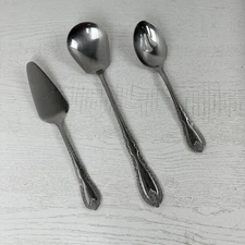 Reed And Barton LOUIS PHILIPPE Stainless 3 Piece Servingware Set