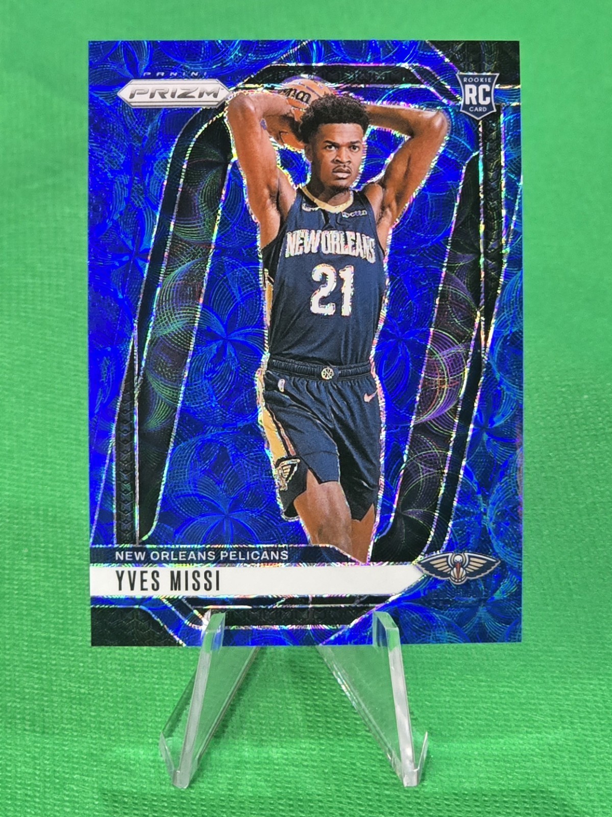 🔥 Yves Missi (RC) /49 🔥 2024-25 Panini Prizm - #233 Choice Blue Prizm /49