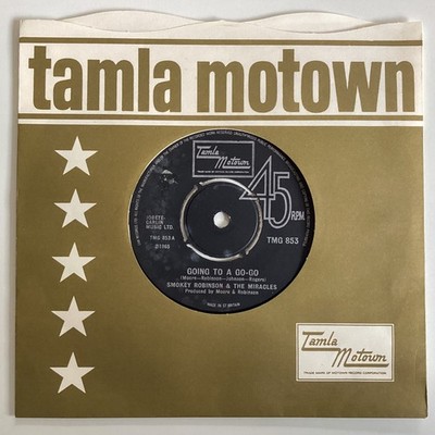 Smokey Robinson, going to a go-go 7  45 VINYL SINGLE MOTOWN NORTHERN SOUL