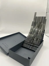 Regal Beloit HSS USA Made Number Reamer Set In Huot Box (Missing #58 And #52)