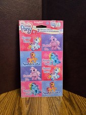 Vintage 2003 My Little Pony Stickers 2 Sheets Sticker Hasbro Rare Retro