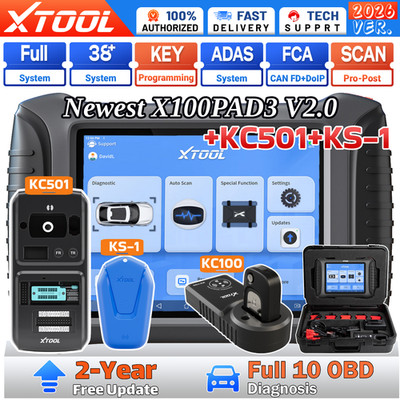  XTOOL X100PAD3 V2.0 IMMO Key Programmer OBD2 Scanner Diagnostic Tool KC501 KS-1
