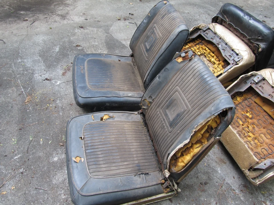 1964 1965 DODGE PLYMOUTH FURY POLARA CORONET BUCKET SEAT PAIR CORES #3 - Image 2 of 4