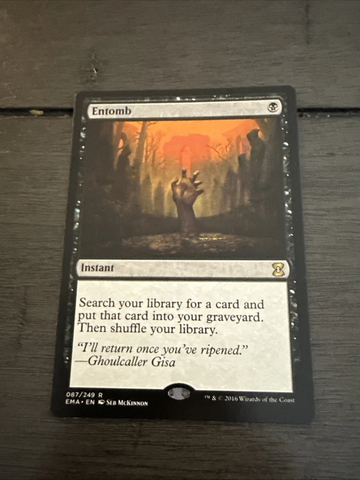 MTG - Entomb - Eternal Masters - NM/M - Rare - Image 2 of 4