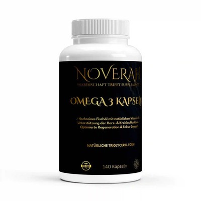 Omega 3 Fischöl Triglyceride   EPA & DHA (Halal) | NOVERAH 