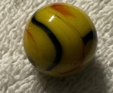 5/8 antique Bumblebee Bumble Bee Marble vtg
