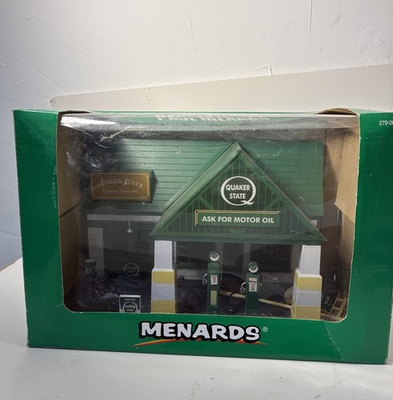 #ad Menards Quaker State Motor Oil Gas Filling Station Racing In Box No Car $44.62