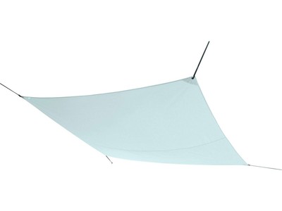 Rechteckiges Sonnensegel Hegoa, lagunenblau, 400 x 295 cm - N
