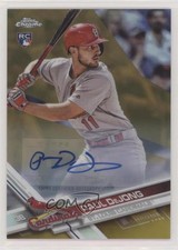 2017 Chrome Update Target Exclusive Gold Refractor 39/50 Paul DeJong Auto 0b0