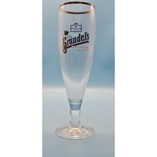 Gründels alkoholfrei Karlsberg 0,2l altes Bierglas Brauerei Glas Sammler