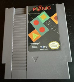 Puzznic Complete in Box CIB Near Mint w/Factory Plastic (Nintendo, NES 1990)🔥