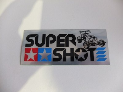 Tamiya Aufkleber Supershot original Vintage Reinschauen !!!2