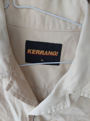 KERRANG Cream Short Sleeve XL 100% Cotton RRP £70 - Picture 5 of 11