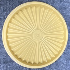 Tupperware Servalier Lid 6.5in Replacement Yellow 808 Starburst Fits 807 1222