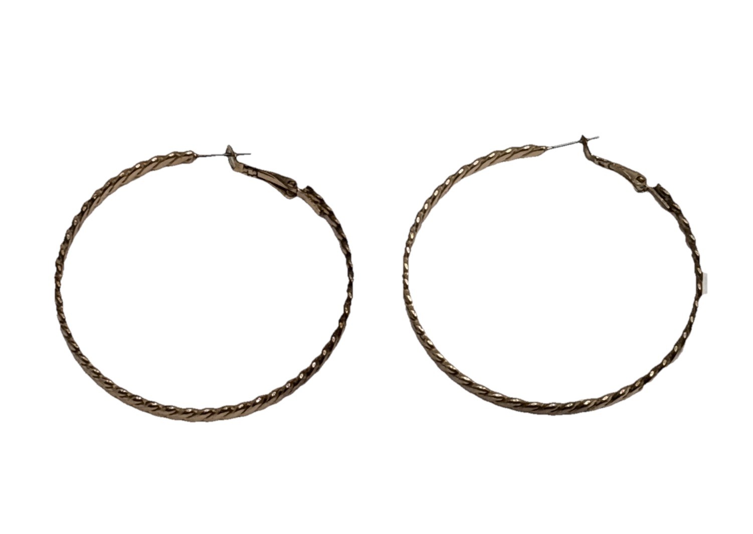 Gold Hoop Earrings for Women - Classic Shiny 14K Gold Plated Hoops-image