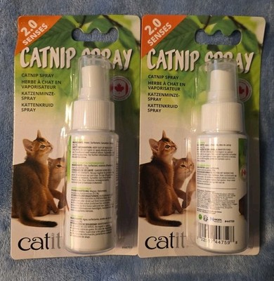 CATIT SENSES 2.0 CATNIP SPRAY, SHAKER, Roll-On 2 Pack 
