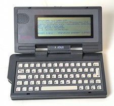 Atari Portfolio HPC-004 Vintage Computer - Boots Up - SCREEN LINES