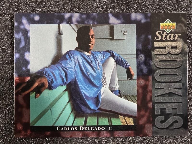 1994 Upper Deck Baseball #8 Electric Diamond Carlos Delgado RC Toronto Blue Jays