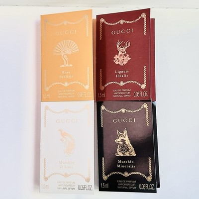 Gucci The Alchemist's Garden 4Pc Fragrance Sample Set 1.5ml Rosa Sublime Muschio