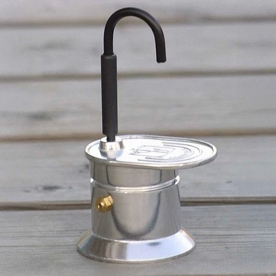 Origin Outdoors Espresso Maker Alu – Mini Espressokocher für Gaskocher & E-Herd