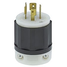 1pc LEVITON MANUFACTURING CO. 2421 Locking Plug, NEMA L15, 20P 3P 4W, 20 A,