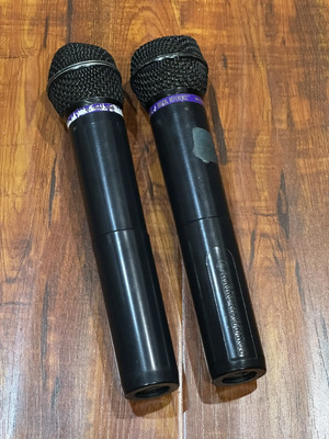 Lot of (2) Audio Technica Mic DR-T26A Digital Reference Wireless Microphone
