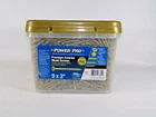 Power Pro 967788 Premium Exterior Wood Screws #9 x 3" Rust Resistant (2000 Ct)