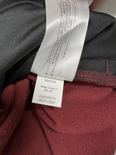 NWT Ariat Rebar Cloud 9 Water Resistant Zone Insulated Maroon Jacket Womens SZ L - Picture 23 of 24