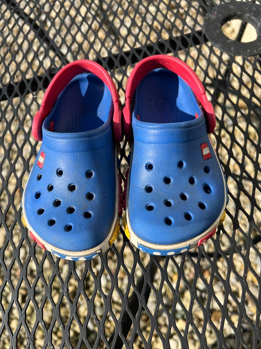 crocs lego blue size c 6 7 eBay