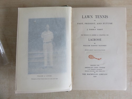 Lawn Tennis, its Past, Present and Future by J Parmly Paret, 1912. - Picture 7 of 13