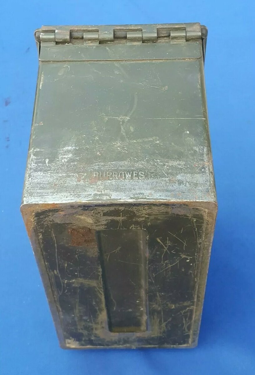 Vintage Burrowes US Military Steel .30 Cal M1909 Cartridge