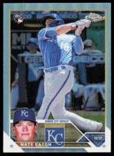 2023 Topps Chrome Base Refractor Nate Eaton Rookie Kansas City Royals #96