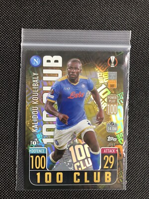 KALIDOU KOULIBALY CLU 2 - 100 CLUB - Match Attax Extra 21/22
